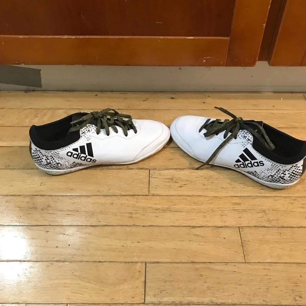 Adidas men's Sneakers Shoes Athletic Running White And Black SPG 753001 size 5 - Picture 3 of 7